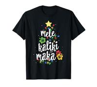 Mele Kalikimaka Shirt For Women Hawaiian Hawaii Christmas T-Shirt
