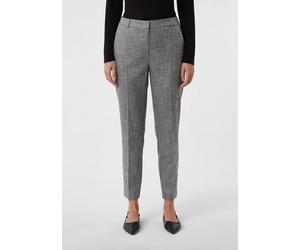 Melierte Cigarette-Pants schwarz|grau 40