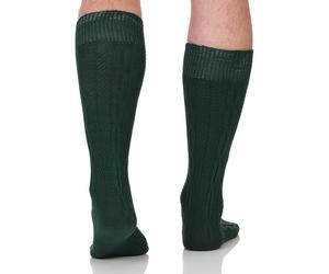 Melierte Trachtenstrümpfe für Herren 41-48 dunkelgrün, 46