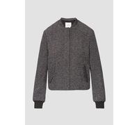 Melierter Blouson mit Druckknöpfen 36 schwarz 2152030.99P0.36