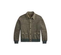 Melierter Cardigan aus Baumwollmischung XXL Grey