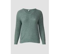 Melierter Pullover mit überschnittener Schulter 50 türkis 2174679.62W0.50