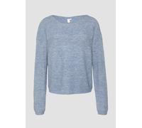 Melierter Pullover mit überschnittener Schulter S blau 2158592.52W0.S