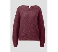 Melierter Pullover mit überschnittener Schulter XL rot 2170525.39W0.XL