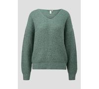 Strickpullover QS, Damen, Gr. XS, grün (petrol), Obermaterial: 88% Polyacryl, 12% Polyester, casual, Pullover (74799839-XS) petrol