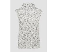 Melierter Pullunder mit Stehkragen 46 grau 2157172.98X0.46