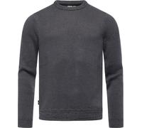 Melierter Strickpullover "Larrs" Black25 M