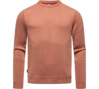 Melierter Strickpullover "Larrs" Terracotta25 XL