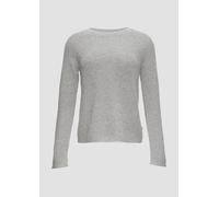 Melierter Strickpullover mit Raglanärmeln S grau 2150179.9400.S