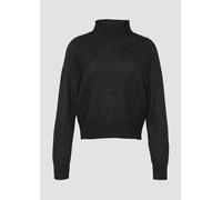 Melierter Strickpullover mit Stehkragen L schwarz 2153102.99W0.L