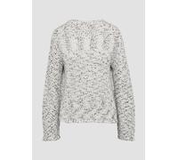 Melierter Strickpullover mit weiten Ärmeln 36 grau 2157169.98X0.36