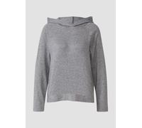 Meliertes Longsleeve aus Stretchjersey mit Kapuze 32 grau 2170353.97W2.32