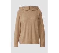 Meliertes Longsleeve aus Stretchjersey mit Kapuze 40 braun 2170353.83W3.40