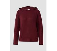 Meliertes Longsleeve aus Stretchjersey mit Kapuze 48 rot 2170353.39W8.48