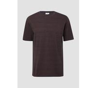 Meliertes Ringel-Shirt mit Crew Neck 3XL blau 2169987.59G1.3XL