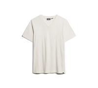 Meliertes T-Shirt mit V-Ausschnitt Superdry Beige M