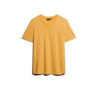 Meliertes T-Shirt mit V-Ausschnitt Superdry Gelb M