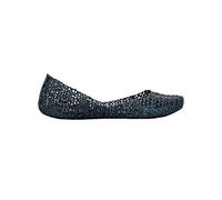 Melissa Campana Papel Flats for Women, Black Multicolor, 10