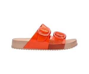 melissa Cozy Slide AD Damen-Sandalen, Beige/Orange, Größe 40
