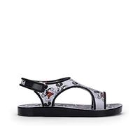 Melissa Mini Acqua + Mickey Mouse Inf, flache Sandalen für Mädchen, Schwarz, 33 EU