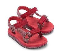 melissa Mini Papete + Rider I Bb Flache Sandale, rot, 24 EU