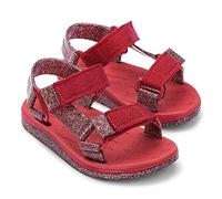 melissa Mini Papete + Rider I Inf Flache Sandale, rot, 34 EU