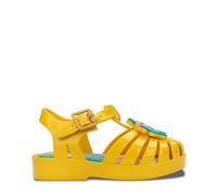 Melissa Mini Possession + Fabula Bb Flache Sandale, gelb, 24 EU