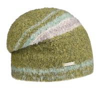 Meliva Bouclé Strickmütze by Seeberger grün One Size