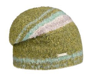 Meliva Bouclé Strickmütze by Seeberger grün One Size