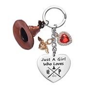 Melix Home Harry Pottery Geschenke Schlüsselanhänger Zauberei Geschenk für Frauen Tochter Teenager Mädchen Hary Potter Merchandise Herz Schlüsselanhänger