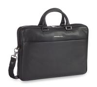 Mandarina Duck Mellow Urban Slim Briefcase MWC03 in Nero (6.6 Liter), Aktentasche