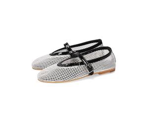MELVIN & HAMILTON Leder-Ballerinas in Weiß - Größe 41 | Damen Ballerinas