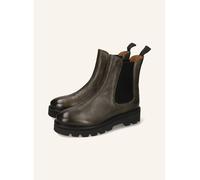 MELVIN & HAMILTON Leder-Chelsea-Boots in Khaki - Größe 41 | Stiefeletten