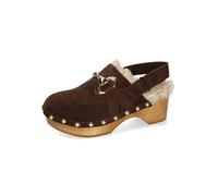 MELVIN & HAMILTON Leder-Clogs "Flora 1" in Braun - Größe 36 | Damen Pantoletten