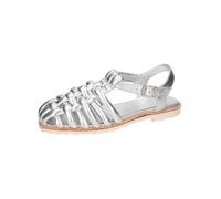 MELVIN & HAMILTON Leder-Halbsandalen "Keyla 2" in Silber - 42% | Größe 40 | Damen Sandalen