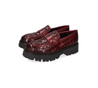 MELVIN & HAMILTON Leder-Mokassins "Thelia 6" in Bordeaux - Größe 37 | Damen Schuhe Halbschuhe