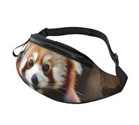 Mem modische Bauchtasche für Damen, Umhängetasche, Pandas, mit verstellbarem Riemen, Schwarz, Einheitsgröße, Schwarz , Einheitsgröße