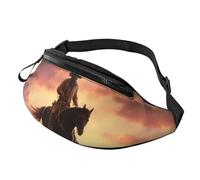 Mem modische Gürteltasche für Damen, Cowboy-West-Gürteltasche mit verstellbarem Riemen, Schwarz, Einheitsgröße, Schwarz , Einheitsgröße