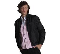 Members Only Windbreaker für Herren, verstaubar, wasserdicht, leicht, für Golf, Radfahren, Angeln, Wandern, Schwarz, L