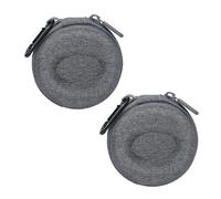 MEMOFYND 2 Stück Graue Uhren-Aufbewahrungsbox, Schwamm-Uhren-Aufbewahrungsbox Mit Karabiner, Tragbare Wasserdichte Uhrenbox, Geeignet Für Die Meisten Uhren (Grau)