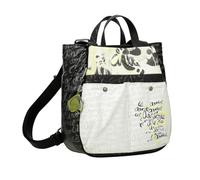 Memories Rucksack, großes Fassungsvermögen, mit verstellbaren Griffen und funktionalen Taschen, urbaner Stil, Maße: 28 x 30 x 10 cm, Mehrfarbig