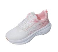 memory foam sneaker damen Schuhe Sneaker Sommer Orthopädische Schuhe Bequeme Rutschfest Walkingschuhe Atmungsaktiv Breite Füße Laufschuhe Hallux Valgus Freizeitschuhe schlüpfschuhe für damen Rosa 38