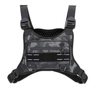 Men Chest Pouch, Outdoor Chest Bag Running Vest, Compact Heavy Duty Design Adjustable Waterproof Smartphone Holder for Biking Travel Hunting Cycling Workout Jogging Runners
