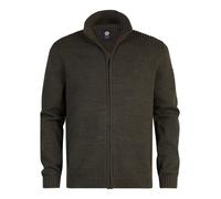 Men Knitwear Collar Cardigan Army Green 6XL