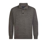 Men Knitwear Collar Mossy Stone 6XL