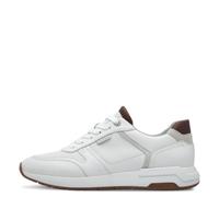 s.Oliver Herren Sneaker flach zum Schnüren, weiß (White), 45