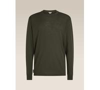 Men Mer 150 Tech Lite LS Relaxed Tee DK LODEN XL Herren