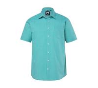 Men Plus Herren große Größen Übergrößen Menswear L-8XL Karohemd, Halbarm, Kentkragen, Seersucker, Comfort Fit jadegrün XL 838009423-XL