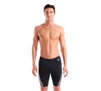 MEN\'S ARENA GEOMETRY SWIM JAMMER STONE GREY 6 STONE GREY