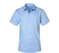 Men´s Poplin Shirt Short Sleeve | Promodoro Fashion GmbH | Light Blue | 3XL - XXXL blau 1000207923
